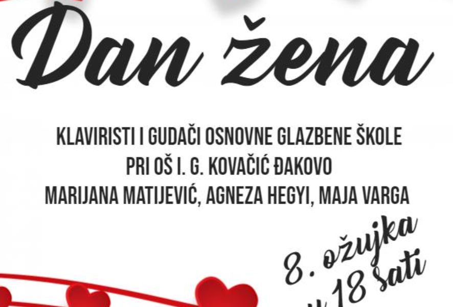 Koncert OGŠ Đakovo za Dan žena