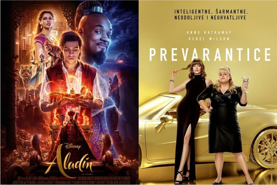 U kinu: Aladin (2D i 3D) i Prevarantice