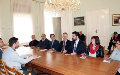 Predstavnici veleposlanstva Republike Sjeverne Makedonije na prijemu u Gradskoj upravi