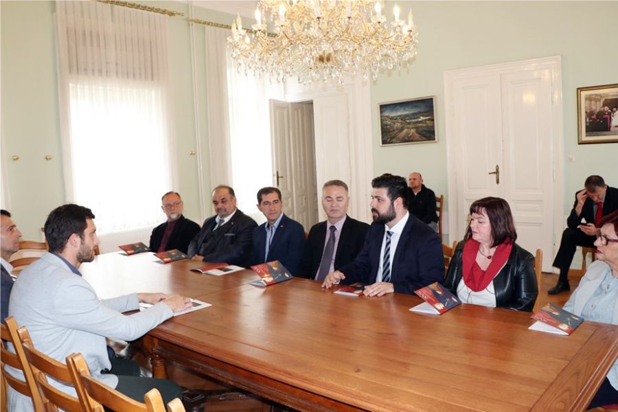 Predstavnici veleposlanstva Republike Sjeverne Makedonije na prijemu u Gradskoj upravi