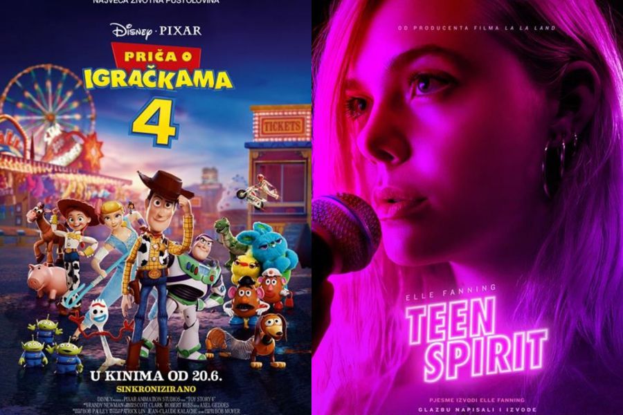 U kinu: Priča o igračkama 4 (2D i 3D sinkronizirano) i Teen Spirit
