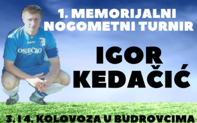 U Budrovcima se memorijalnim turnirom prisjećaju Igora Kedačića