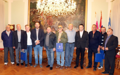 Dobrovoljni darivatelji krvi na prijemu kod gradonačelnika