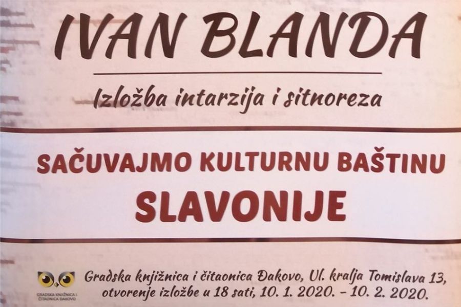 Izložba intarzija i sitnoreza Ivana Blande