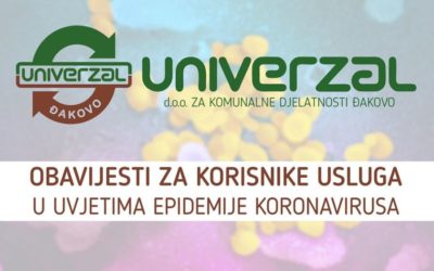 Univerzal – obavijest za građane