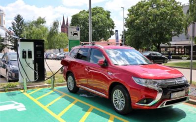 Punionica za vozila na električnu energiju u funkciji