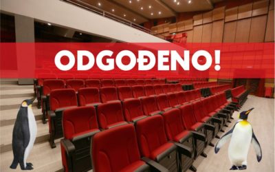 Predstava “Pingvini” odgođena do daljnjega!