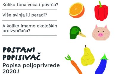 Popis poljoprivrede 2020. – prijave za popisivače