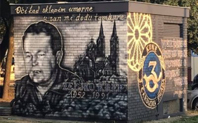Napravljen mural poginulom branitelju Željku Krepu