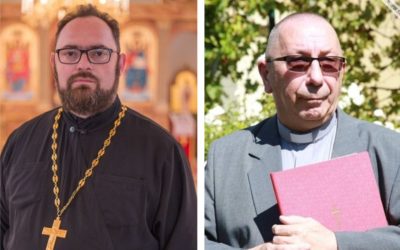 Čestitka đakovačkih biskupa mons. Milanu Stipiću i mons. Slavku Večerinu