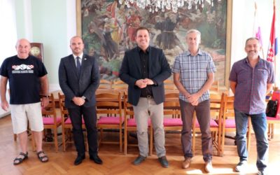 Gradonačelnik Mandarić  ugostio predsjednika Hrvatskog karate saveza Davora Cipeka