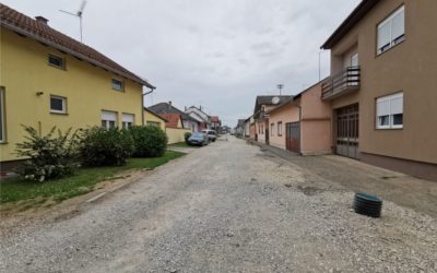 Isporuka materijala koči radove u Ulici biskupa Josipa Čolnića