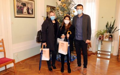 Teodora Kolak na prijemu u Gradskoj upravi