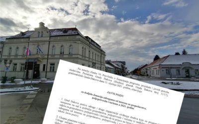 Javni pozivi i natječaj za dodjelu donacija i potpora udrugama i DVD-ovima s područja Grada