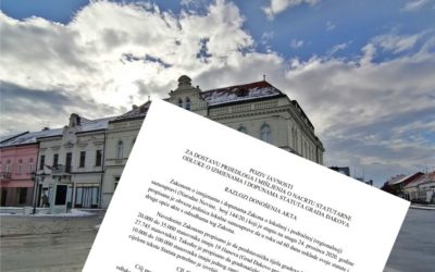 Poziv javnosti za dostavu prijedloga i mišljenja o nacrtu statutarne odluke o izmjenama i dopunama Statuta