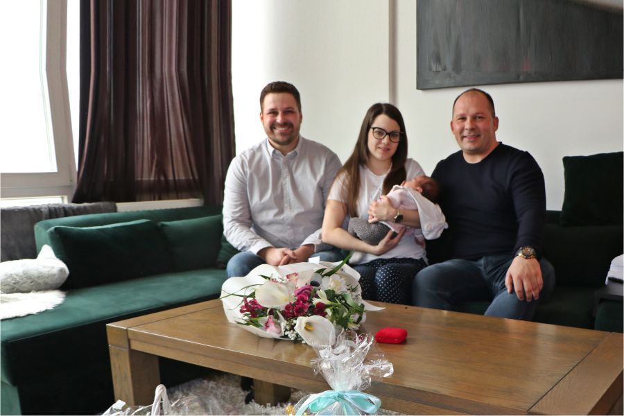 Dina Ivančić prva je đakovačka beba rođena u 2021. godini