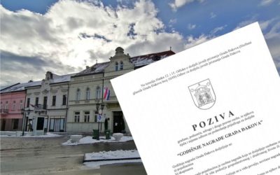 Grad pozvao na podnošenje prijedloga za dodjelu Godišnje nagrade Grada Đakova i Povelje zahvalnosti