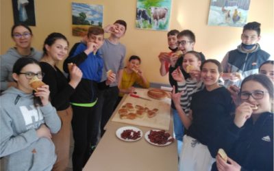 Budrovački osmaši ispekli uskrsni kruh