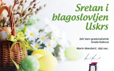 Uskrsna čestitka gradonačelnika Marina Mandarića