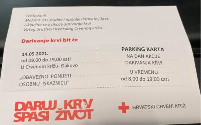 U petak je na rasporedu cjelodnevno darivanje krvi