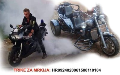 Moto klub Đakovo kupuje trike za Mrkija