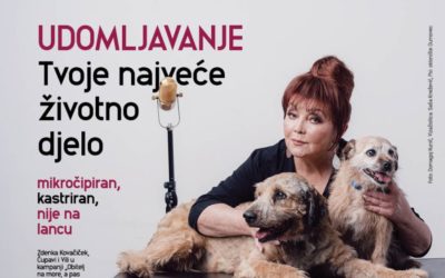Zdenka Kovačiček zaštitno lice kampanje „Obitelj na more, a pas na ulicu?!”