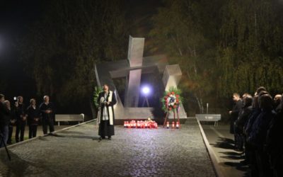 Polaganjem vijenaca i paljenjem svijeća obilježena 30. godišnjica stradanja Vukovara i Škabrnje