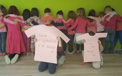Vrtićka djeca obilježila Dan ružičastih majica