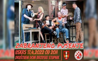 Uskrsni koncert Zabranjenog pušenja u Brodskom Stupniku