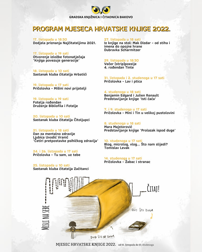 Program mjeseca hrvatske knjige