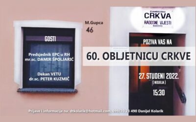 60 godina Evanđeoske pentekostne crkve “Radosna vijest” Đakovo