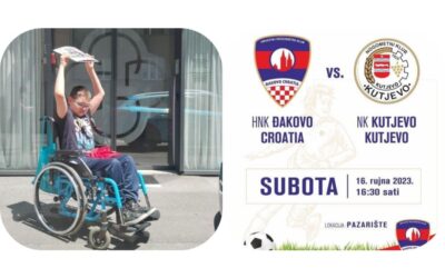Đakovo Croatia i Kutjevo igraju za akciju “Josipov prvi korak”