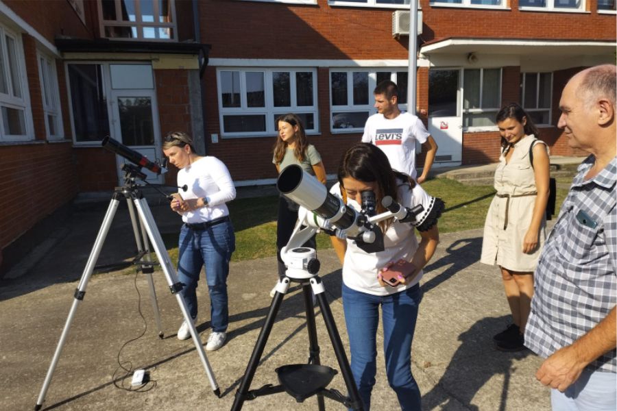 Petodnevna edukacija astronomije u Regionalnom znanstvenom centru Panonske Hrvatske