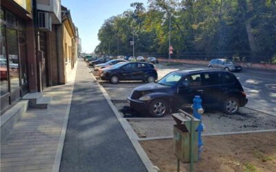Asfaltiranje parkirnih mjesta u Preradovićevoj 13. i 14. listopada