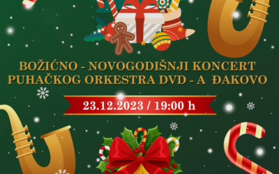 Božićno-novogodišnji koncert Puhačkog orkestra DVD-a Đakovo