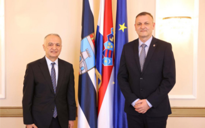 Albanski veleposlanik u nastupnom posjetu Osječko-baranjskoj županiji