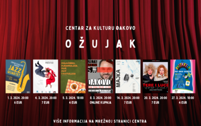 Centar za kulturu Đakovo najavljuje bogat kulturni program u ožujku