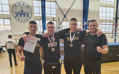 Karlo Kedveš zlatni, a Sandro Nikolić srebrni na Prvenstvu Hrvatske u kickboxingu