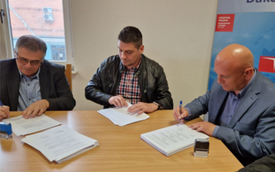 Potpisan Ugovor o izgradnji vodovodne mreže za naselja Potnjani, Paljevina i Bračevci