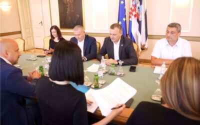 Ministrica Vučković na radnom sastanku u Osječko-baranjskoj županiji
