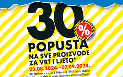 TEDi nudi 30% popusta na proizvode za vrt i ljeto!