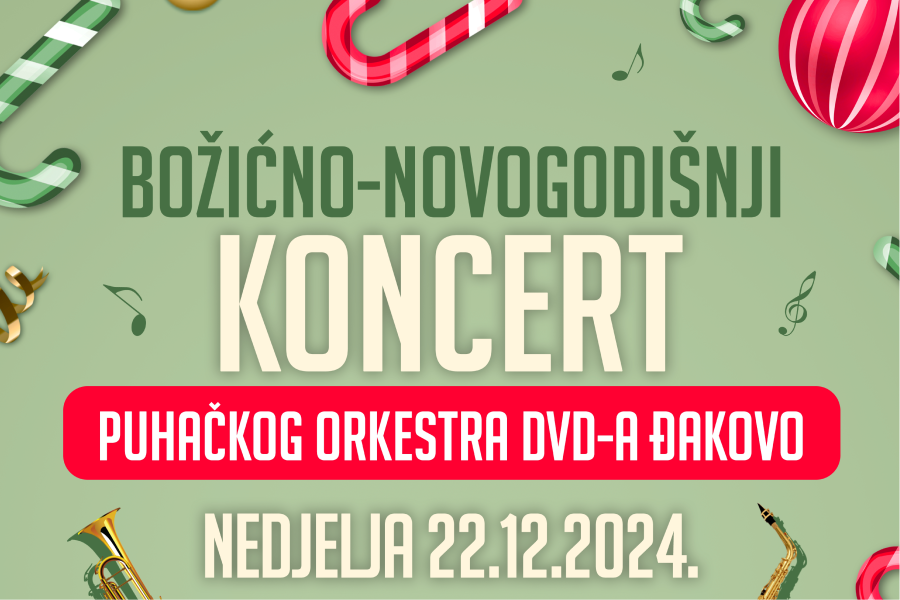 Puhački orkestar DVD-a Đakovo_Božićno-novogodišnji koncert