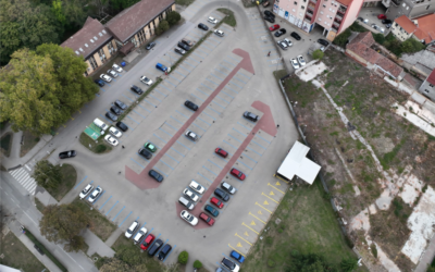 Obavijest o zatvaranju parkirališta iza Male crkve