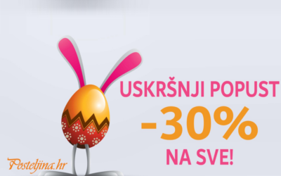 Veliki uskrsni popust u trgovini Posteljina.hr