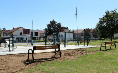 Novi fitnes park na otvorenom u naselju Vila