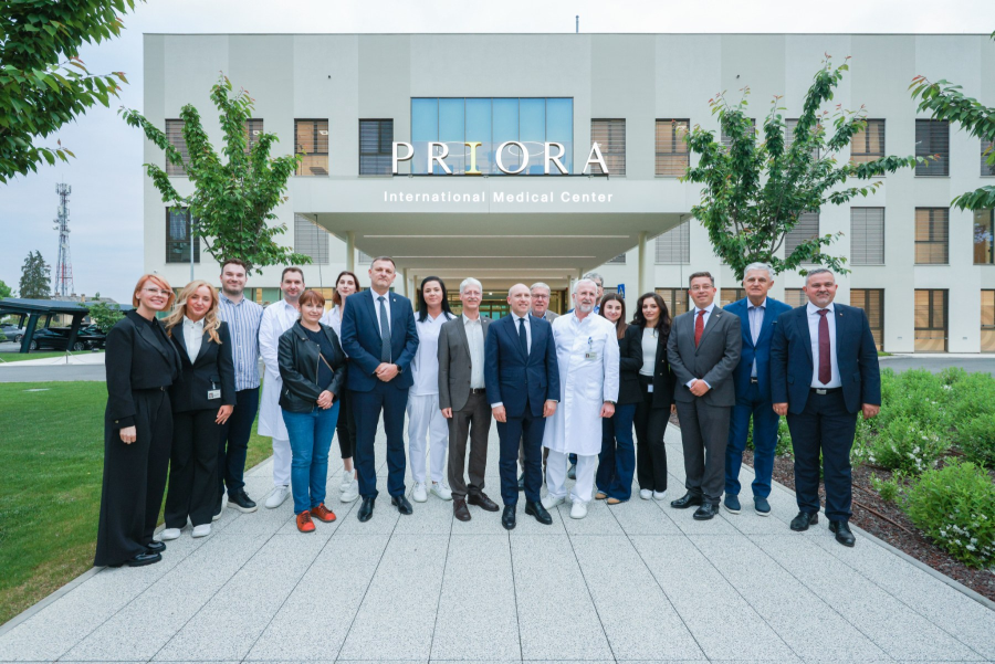Njemački ministar Pentz posjetio OBŽ i Internacionalni medicinski centar u Čepinu