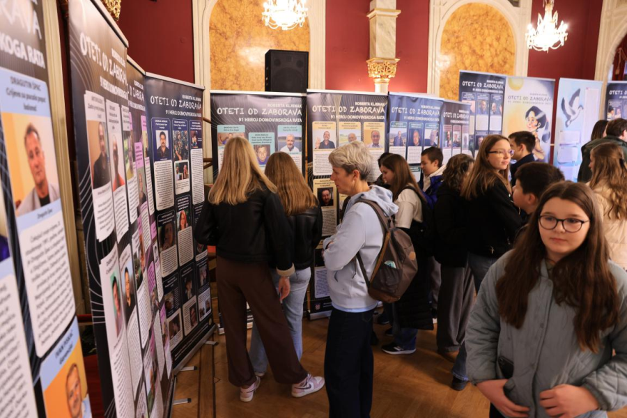 Otvorena memorijalna izložba “Oteti od zaborava – 91 heroj Domovinskog rata”