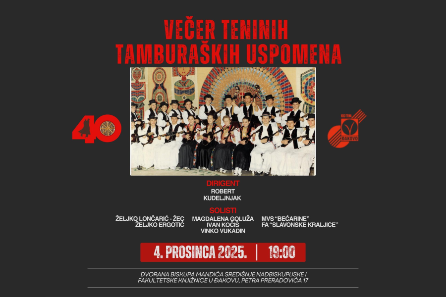 Večer Teninih tamburaških uspomena