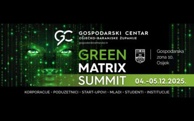 Početak prosinca donosi Green Matrix Summit u Gospodarskom centru OBŽ
