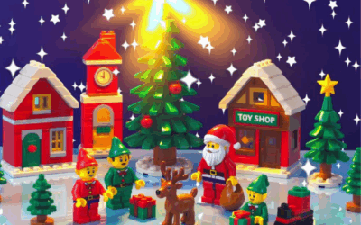 LEGO božićno selo stiže u Edukido: radionica za male graditelje